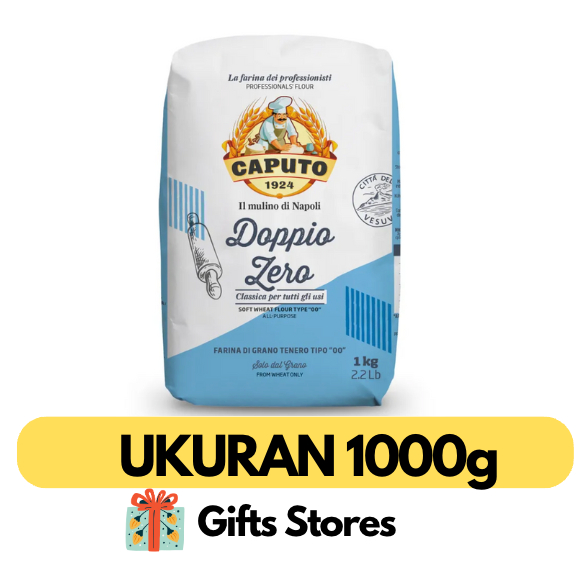 

CAPUTO CLASSICA EXTRA TIPO 00 ALL PURPOSE FLOUR 1KG / TEPUNG ITALY LEMBUT ROTI