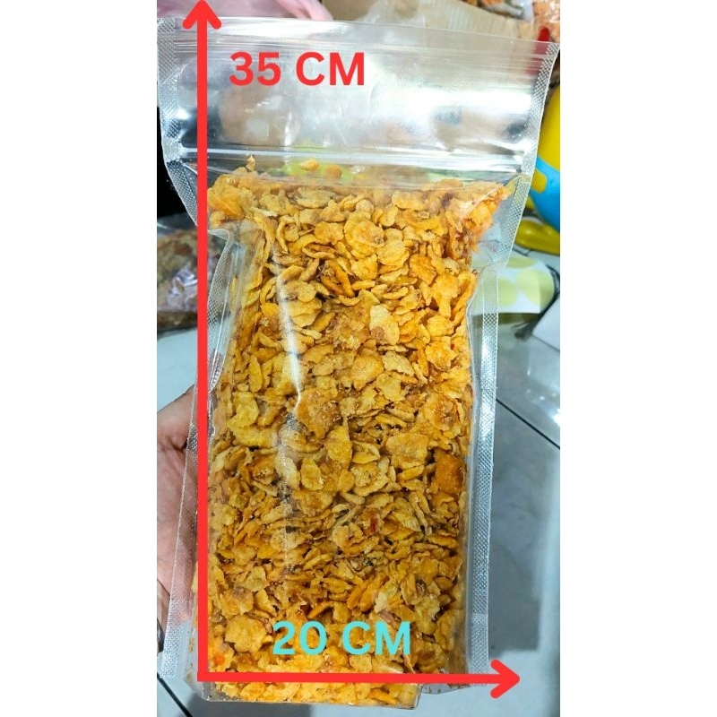 

EMPING JAGUNG 1KG (500G x2bungkus), EMPING PEDAS MANIS, JAGUNG GEPREK ENAK PEDAS MANIS // SNACK EMPING MITRACEMILANID