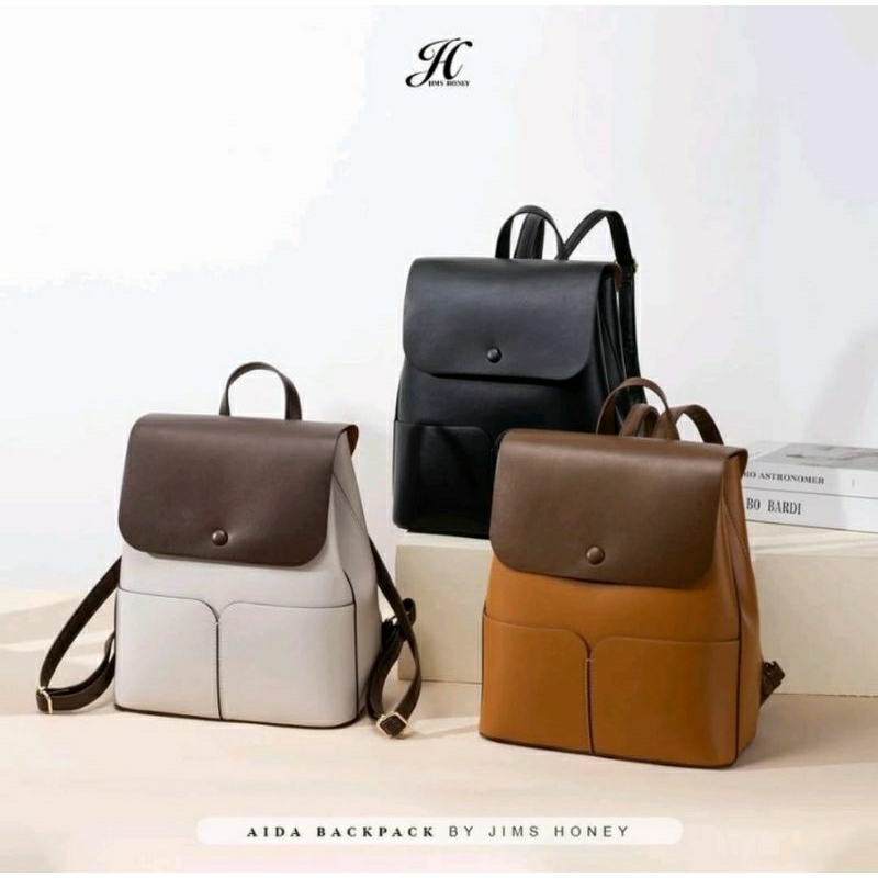 Jims Honey Aida Backpack Tas Ransel Wanita Cewek Import Murah