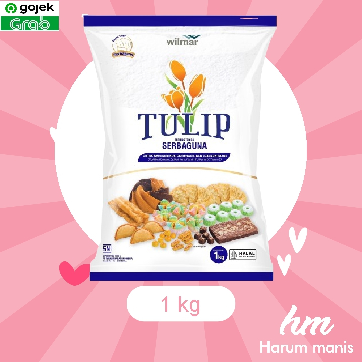 

Tepung Terigu Tulip Protein Rendah 1kg