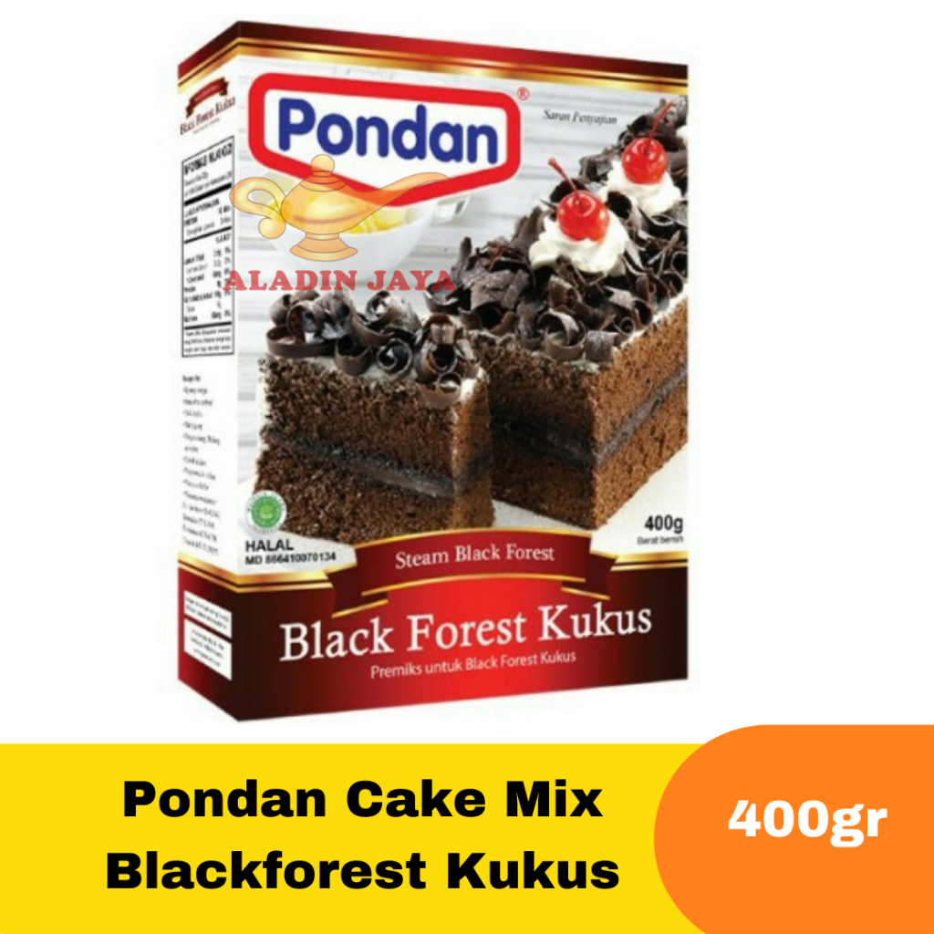 

Pondan Cake Mix Blackforest Kukus 400gr