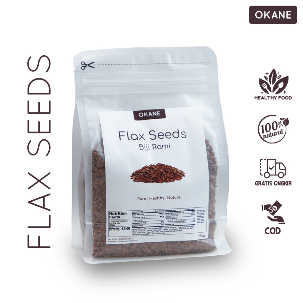 

Flax seed / Biji Rami Premium OKANE 250 gr