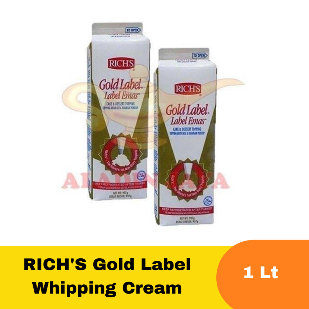 

RICH'S Gold Label Whipping Cream 1 Liter