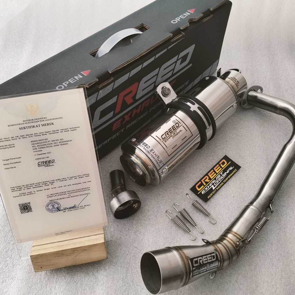 Termurah Knalpot Racing Creed Exhaust Original Free DB Killer Suara NGEBAS Gahar PNP For N Max Lama/