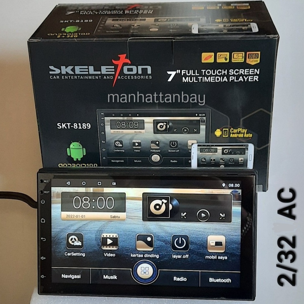 Muraaaahh RAM 2GBROM 32GB Head Unit Android Skeleton 7 Inch