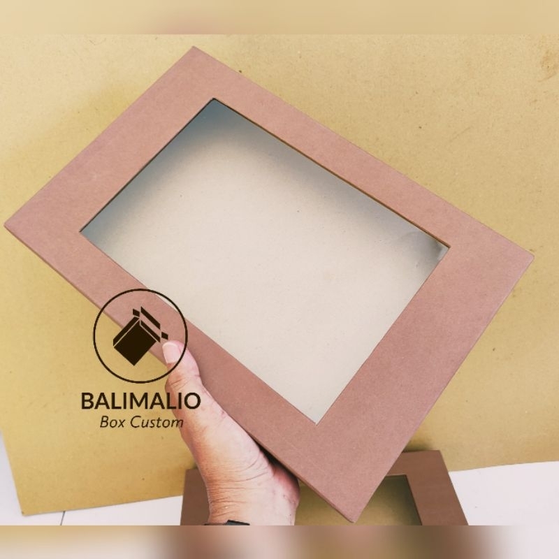 

BOX KEBAYA Linen 20x30cm T.4cm / Box Mika / Kotak Kado / Box Baju