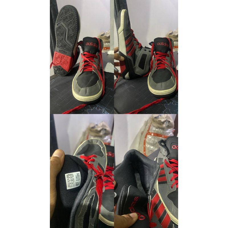 sepatu boots kulit dan kanvas adidas
