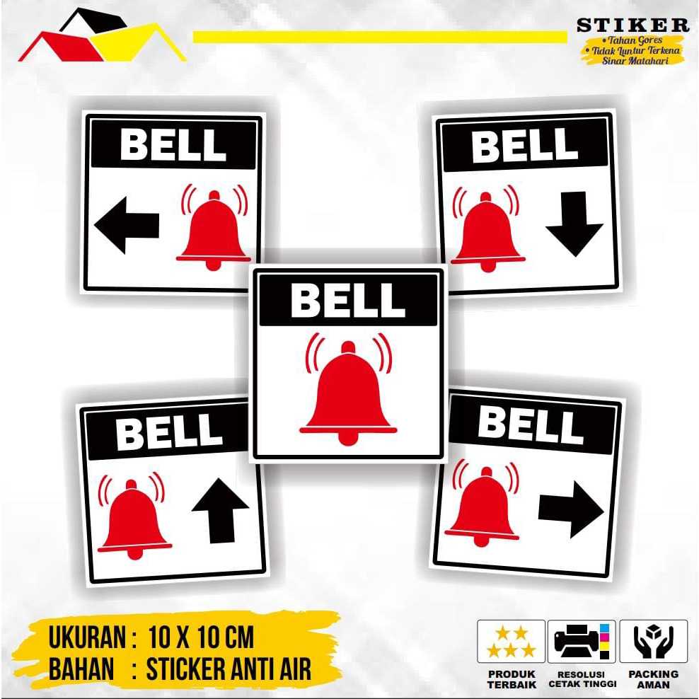 

STIKER PENUNJUK TOMBOL BELL DI RUMAH