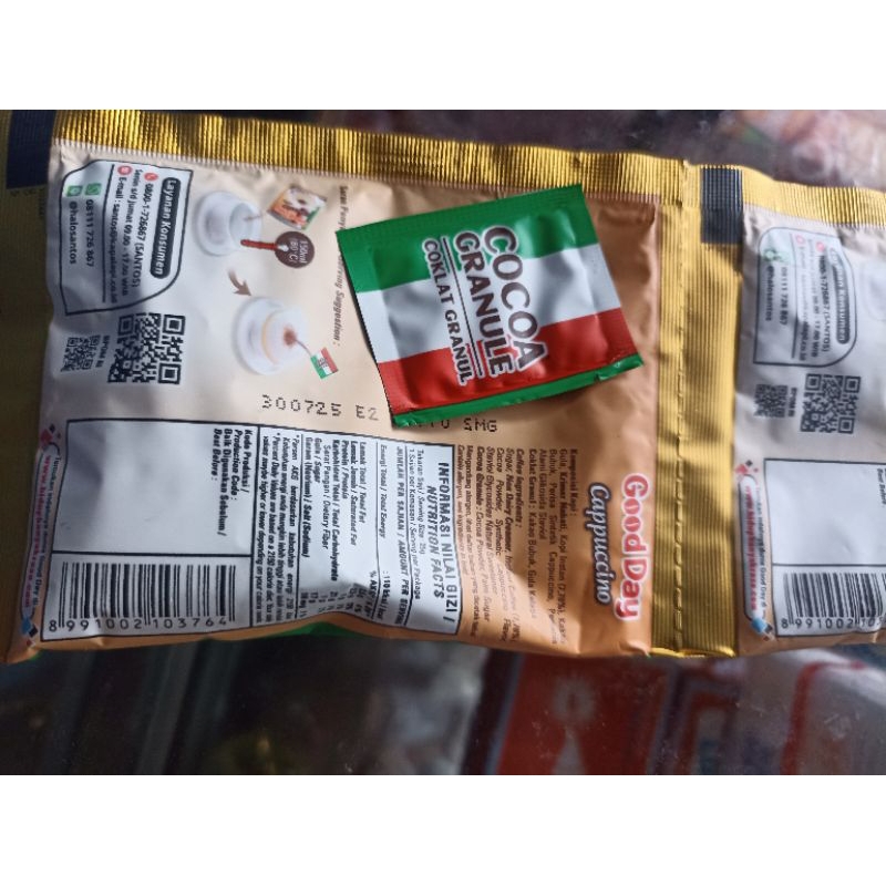 

Good day cappuccino sacshet