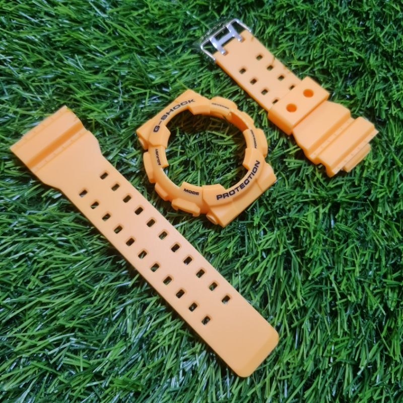 BNB BEZEL STRAP G-SHOCK GA-100 GA-110 GA-120 GD-120 YELLOW BLACK