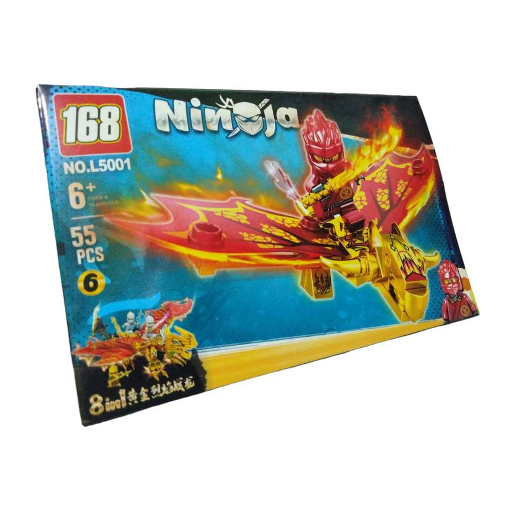 Mainan Brick Ninja Dragon - Mainan Bongkar Pasang Anak