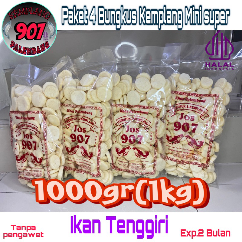 

PAKET 4 bungkus KEMPLANG MINI SUPER IKAN TENGGIRI KHAS PALEMBANG