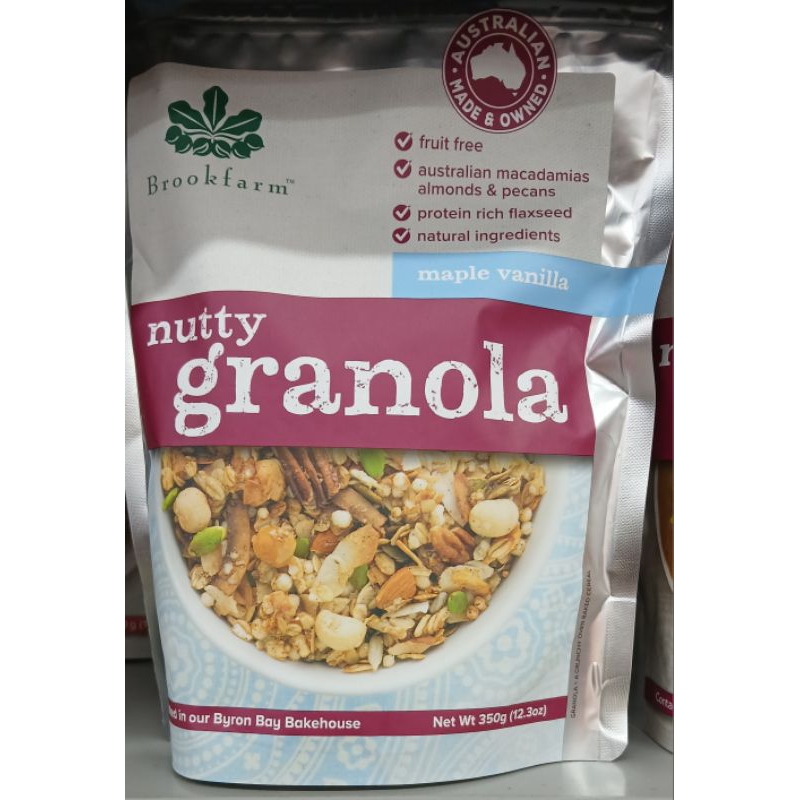 

Brookfarm Nutty Granola Maple Vanilla 300g - HK