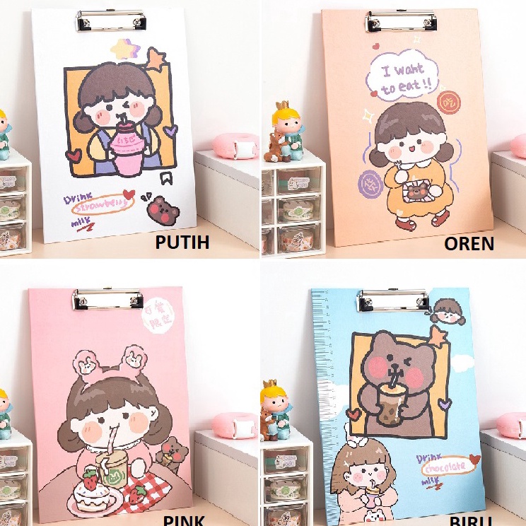 

Super Ekonomis Gannise Clipboard A4 Papan Jalan Papan Ujian GNST12