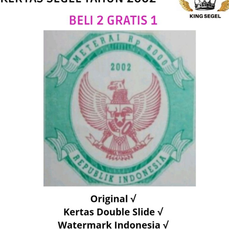 

Arrival KERTAS SEGEL TAHUN 22 DOUBLE SLIDE ASLI BELI 2 GRATIS 1