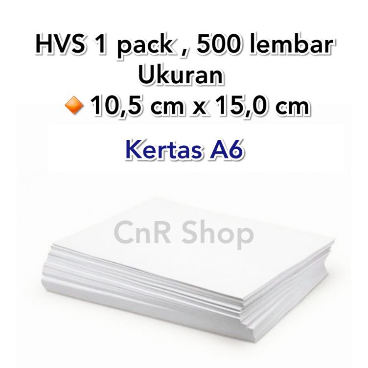 

Paling Laku kertas hvs resi online A6 5 lembar 7gram paper