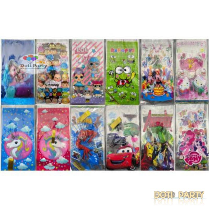 

Plastik Snack Ulang Tahun / Bingkisan Kado Souvernir Ulang Tahun Karakter Ukuran L