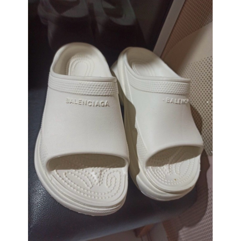 crocs x balenciaga sandal white