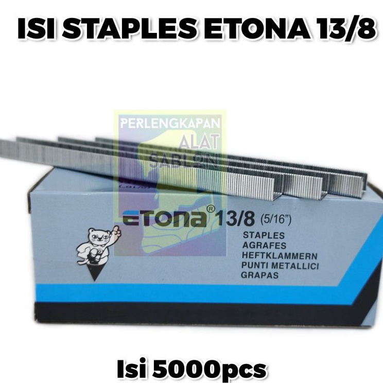 

Promo Terunik ISI STAPLES ETONA 138 5pcs GUN TACKER