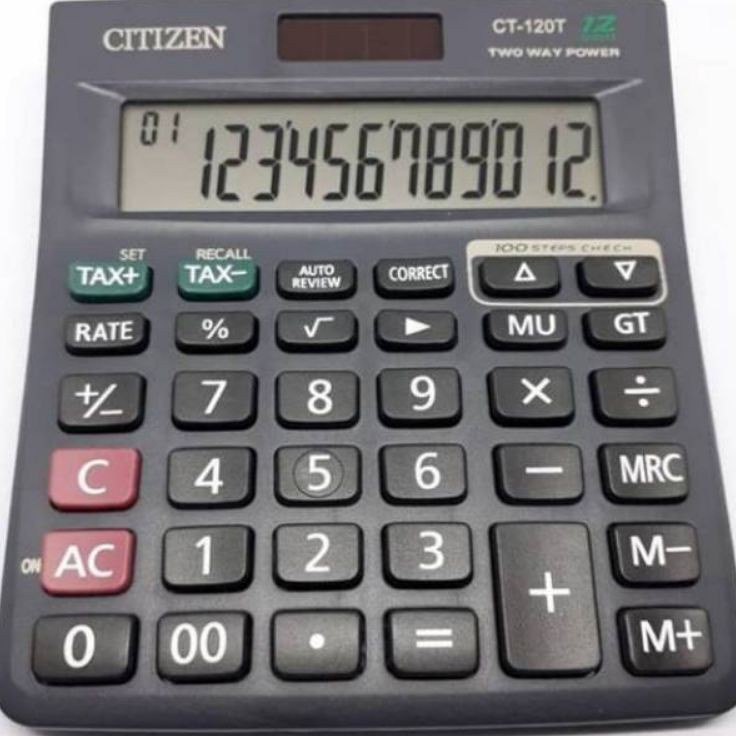 

Obral Populer TERBARU Kalkulator Dagang Ukuran Besar Citizen CT12T 12 Digit 112 STEP pencetan angka nya Empuk