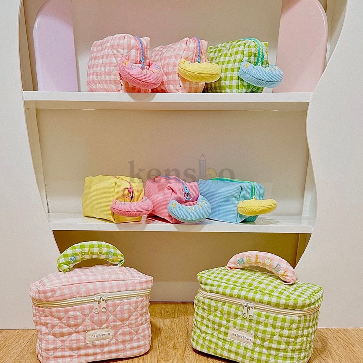 

Super Gaya KENSHO Kotak Pensil Pouch Sleting Tempat Makeup Tas Aksesoris Wanita Pastel Aesthetic Korea Import Lucu Melody