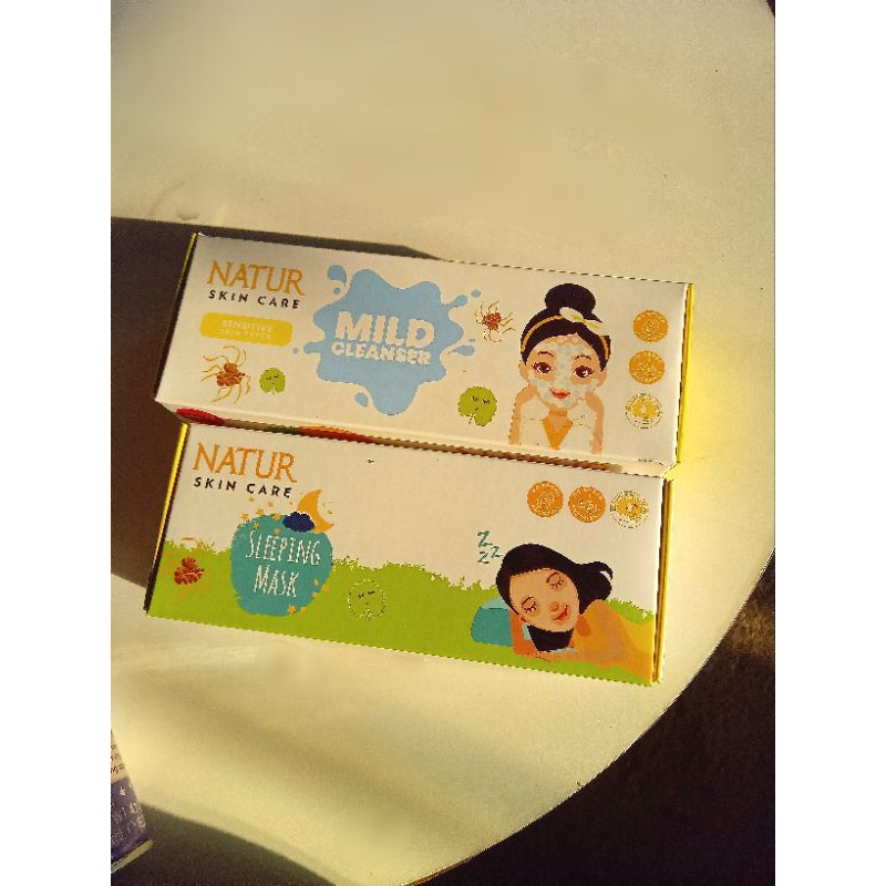preloved 50% natur skincare sleeping mask CICA