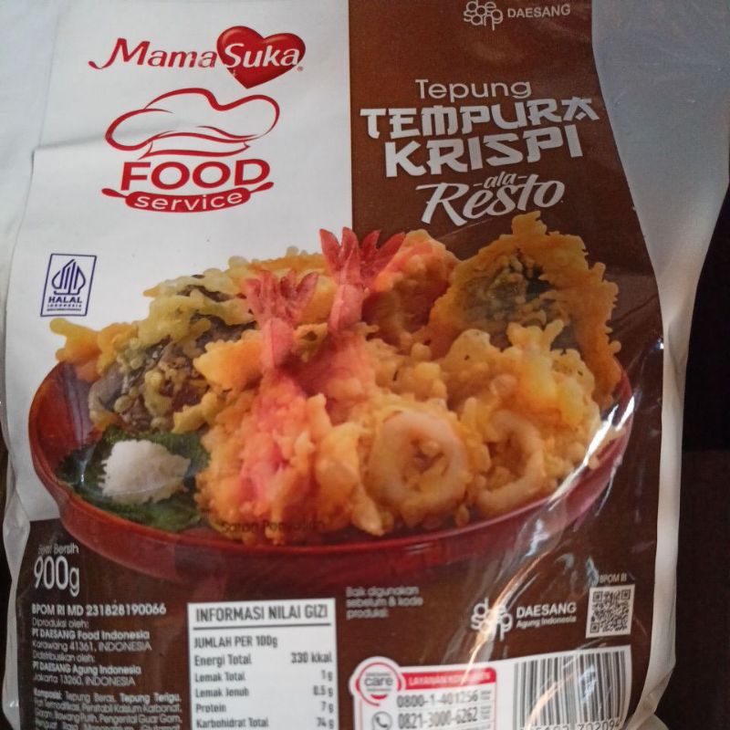 

tepung tempura krispi ala resto Mamasuka 900g