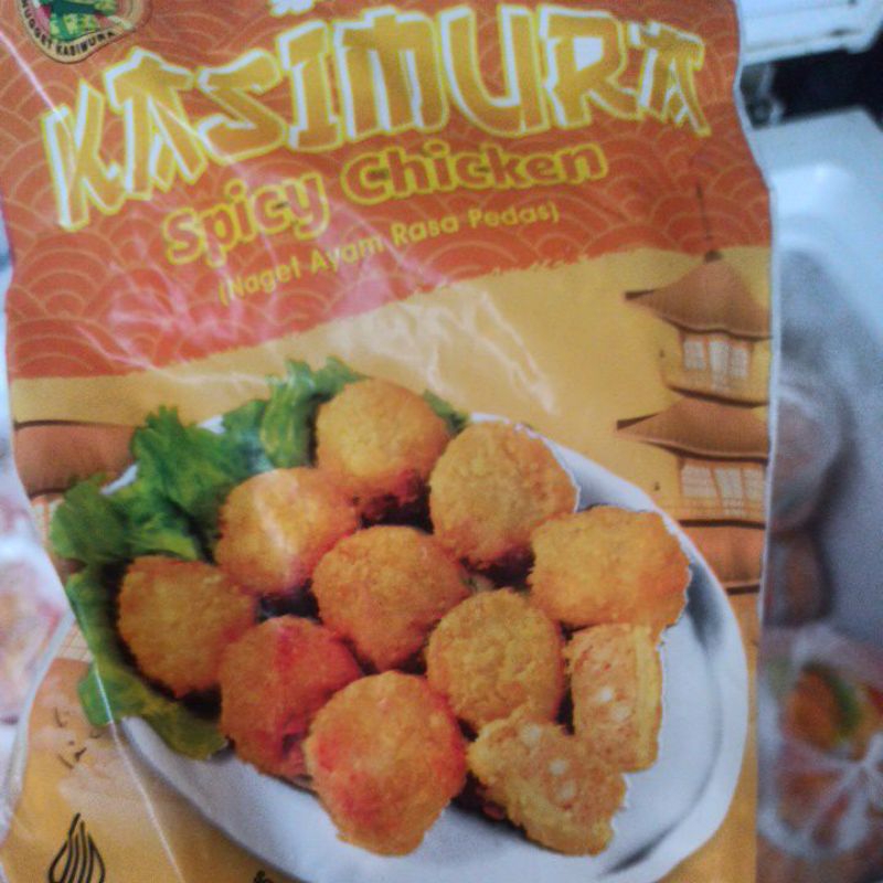 

spicy chicken nugget ayam bento kasimura isi 10
