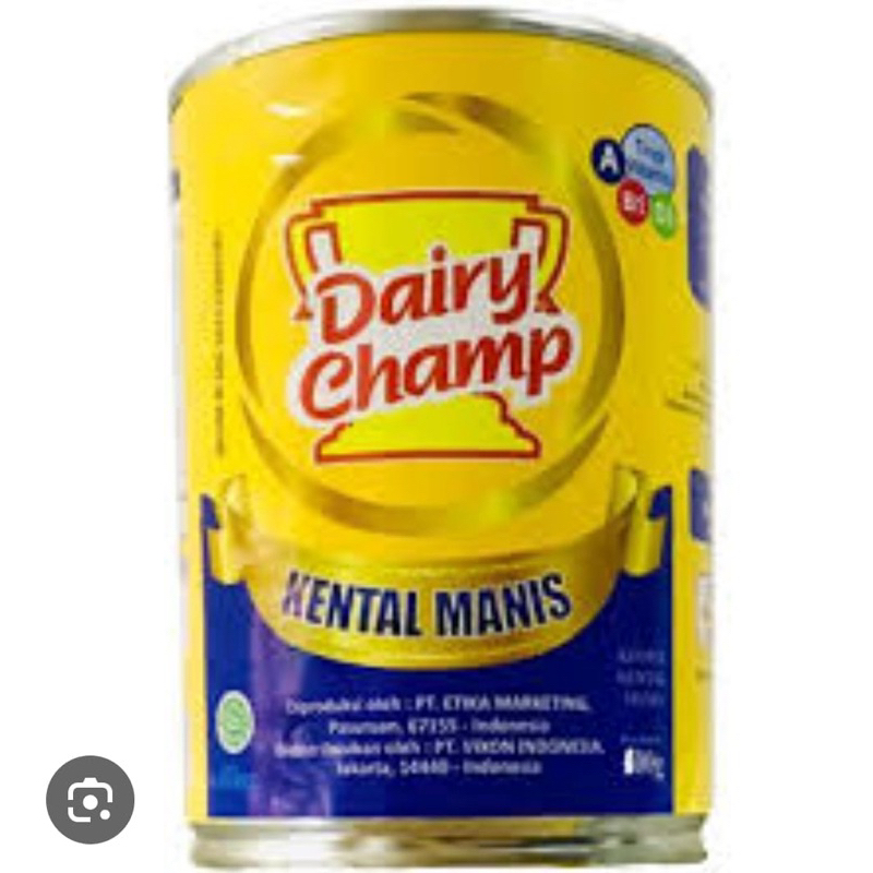 

Dairy champ kental manis 480gram