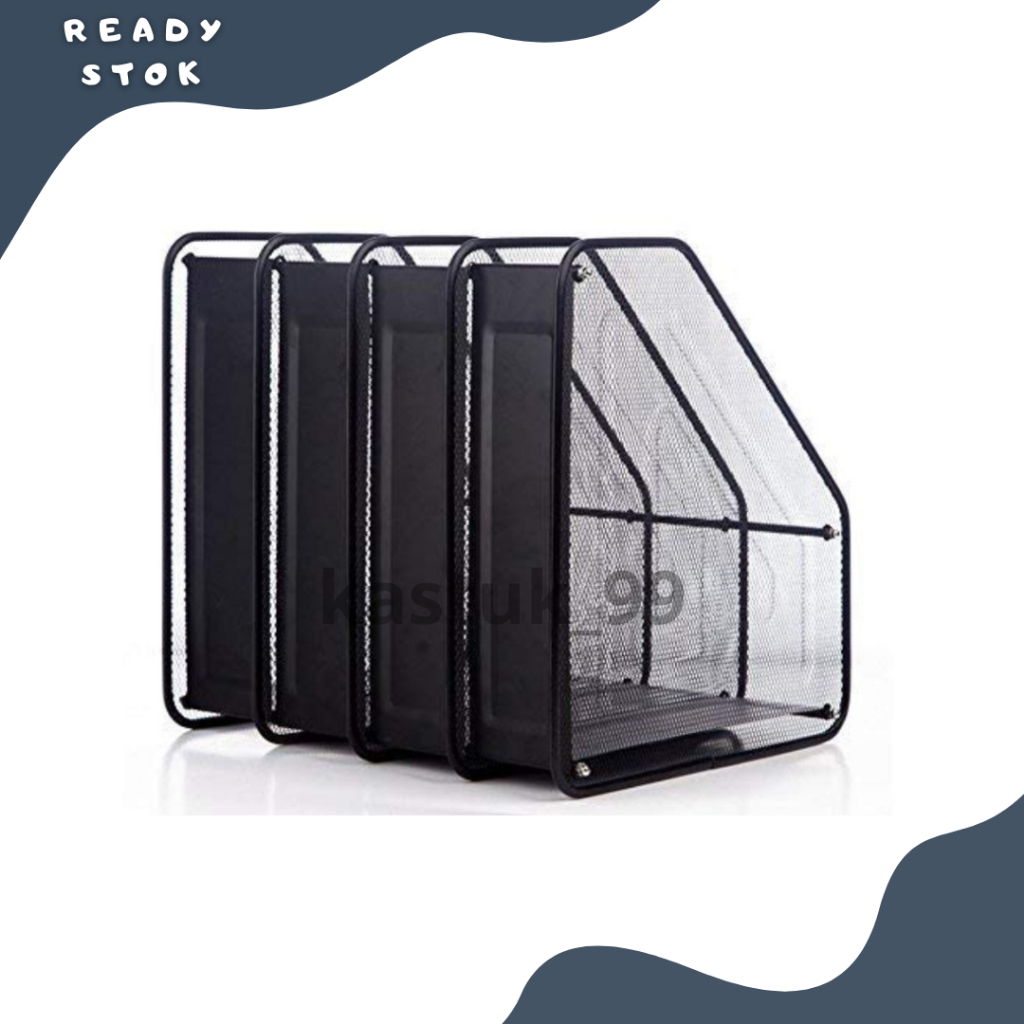

Rak Dokumen L layer 4 Tier Magazine Frame / Document Rack / File Rack