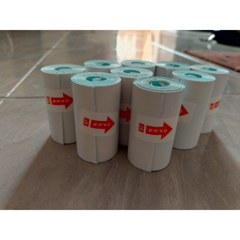 

Thermal Label olshope ukuran 57x30mm/ 58x30mm, untuk printer 58mm