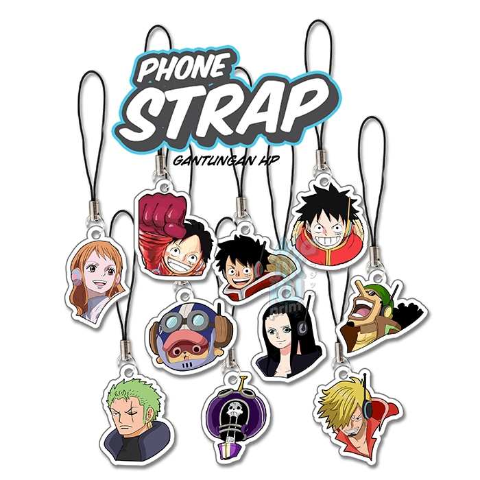 Gantungan HP Akrilik One Piece Egghead