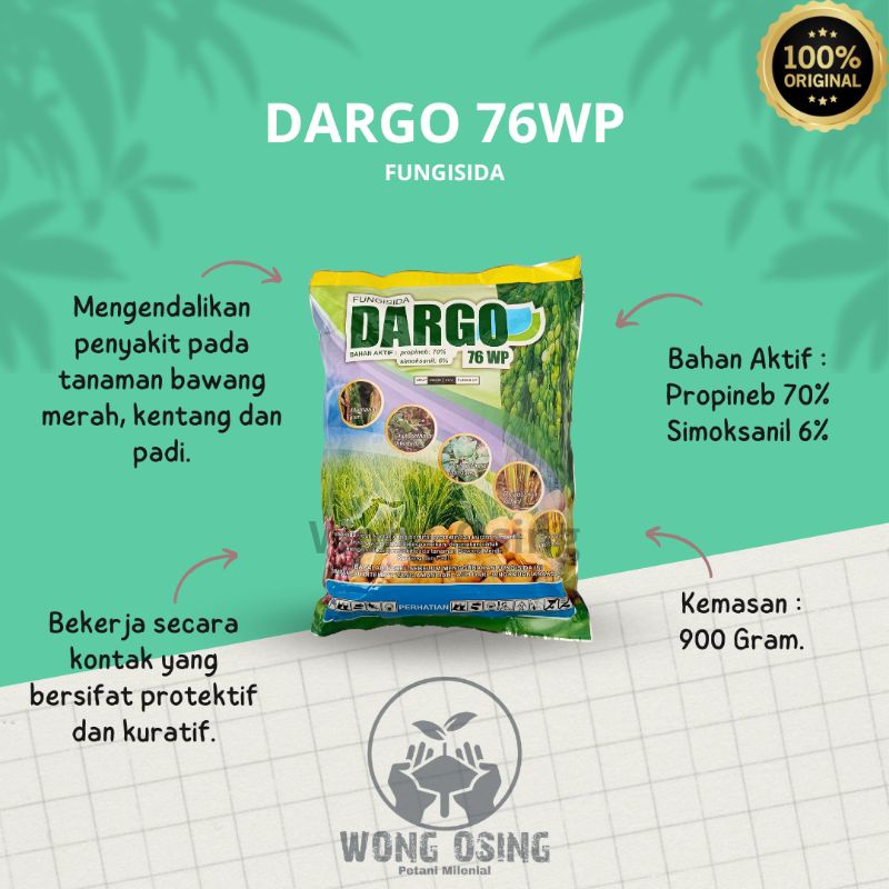 FUNGISIDA DARGO 76WP 900Gram.