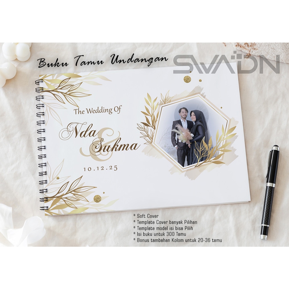BUKU TAMU UNDANGAN / BUKU TAMU PERNIKAHAN / BUKU PERNIKAHAN / KARTU UNDANGAN / UNDANGAN PERNIKAHAN