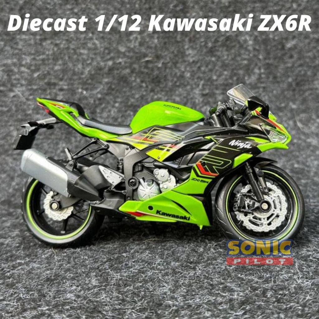 Diecast 1/12 New Kawasaki Ninja ZX6R