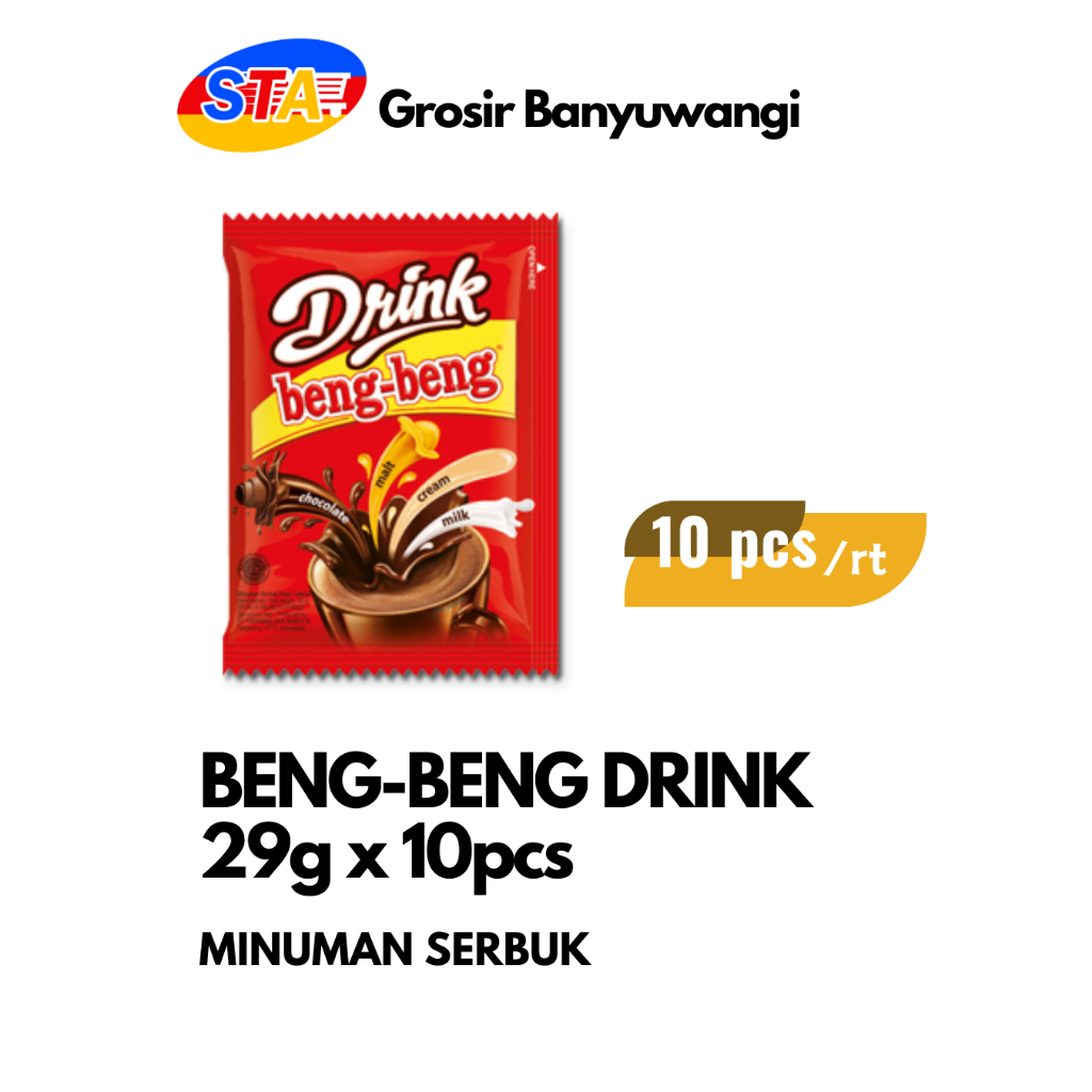

[JATIM] BENG-BENG DRINK 29GR SACHET | MINUMAN SERBUK COKLAT