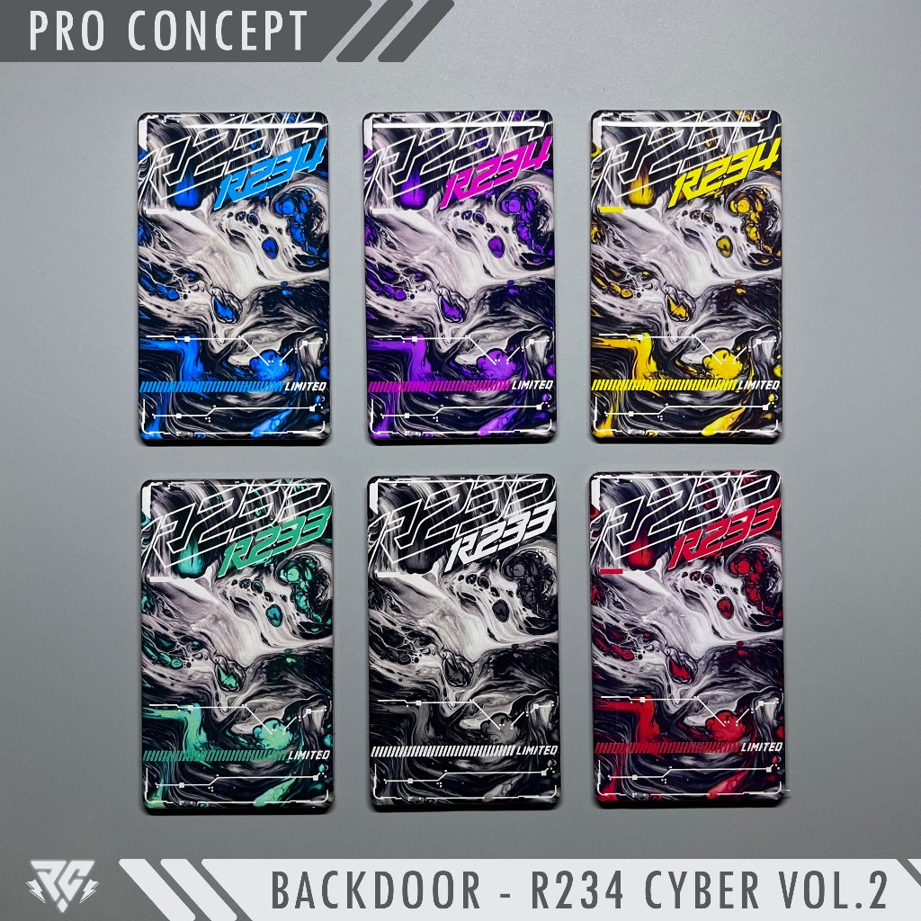 

PRO CONCEPT Cutting Akrilik Print Resin Motif Paint - ( R~23 )