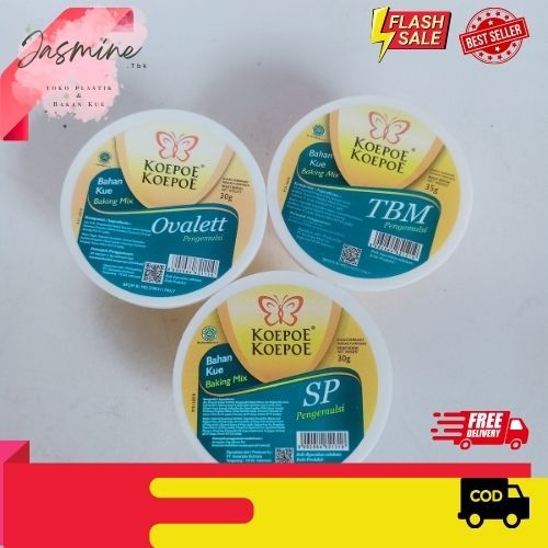 

KOEPOE KOEPOE OVALET , SP , TBM Pengembang Kue, Pengemulsi 30gr