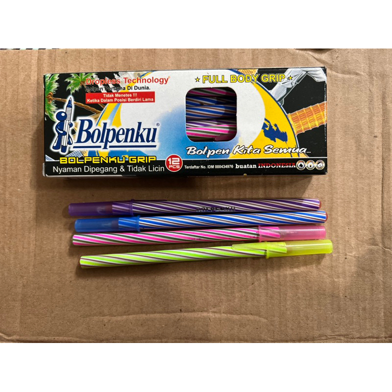 

Bolpenku pulpen ballpoint hitam ulir murah