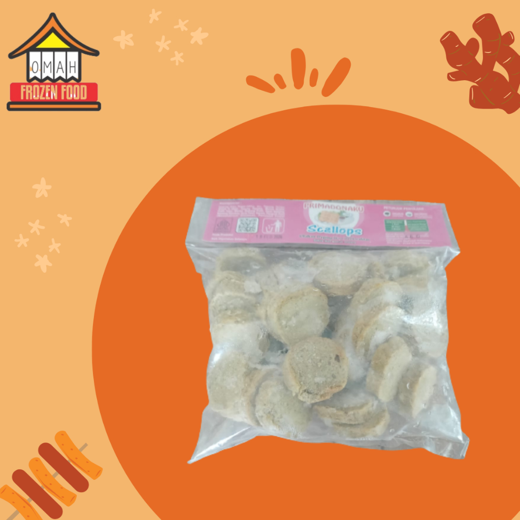 

Primadonaku Scallops Primadona Scallop 500gr (NON COD DILUAR KOTA JATENG)