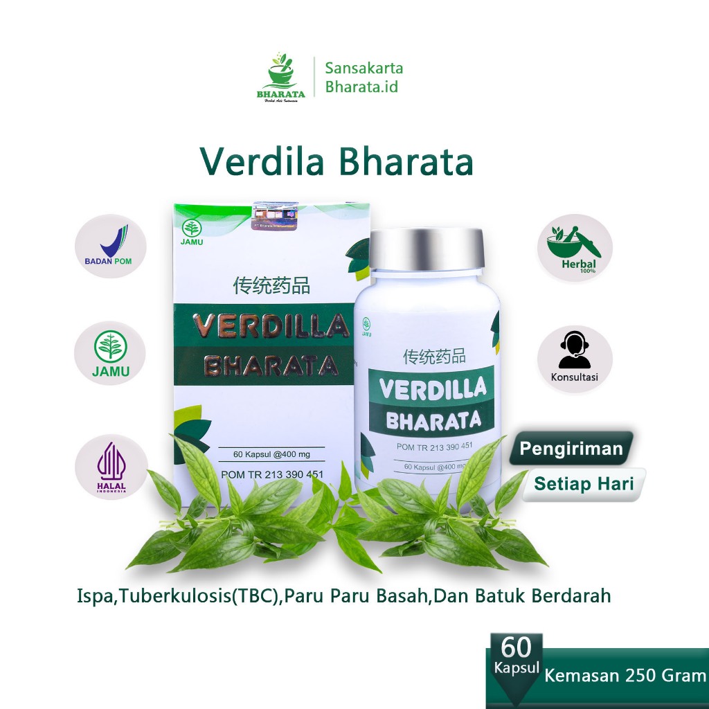 Verdilla Bharata - Obat Paru Paru - Tbc - Batuk Berdarah Asma Tbc Paling Ampuh