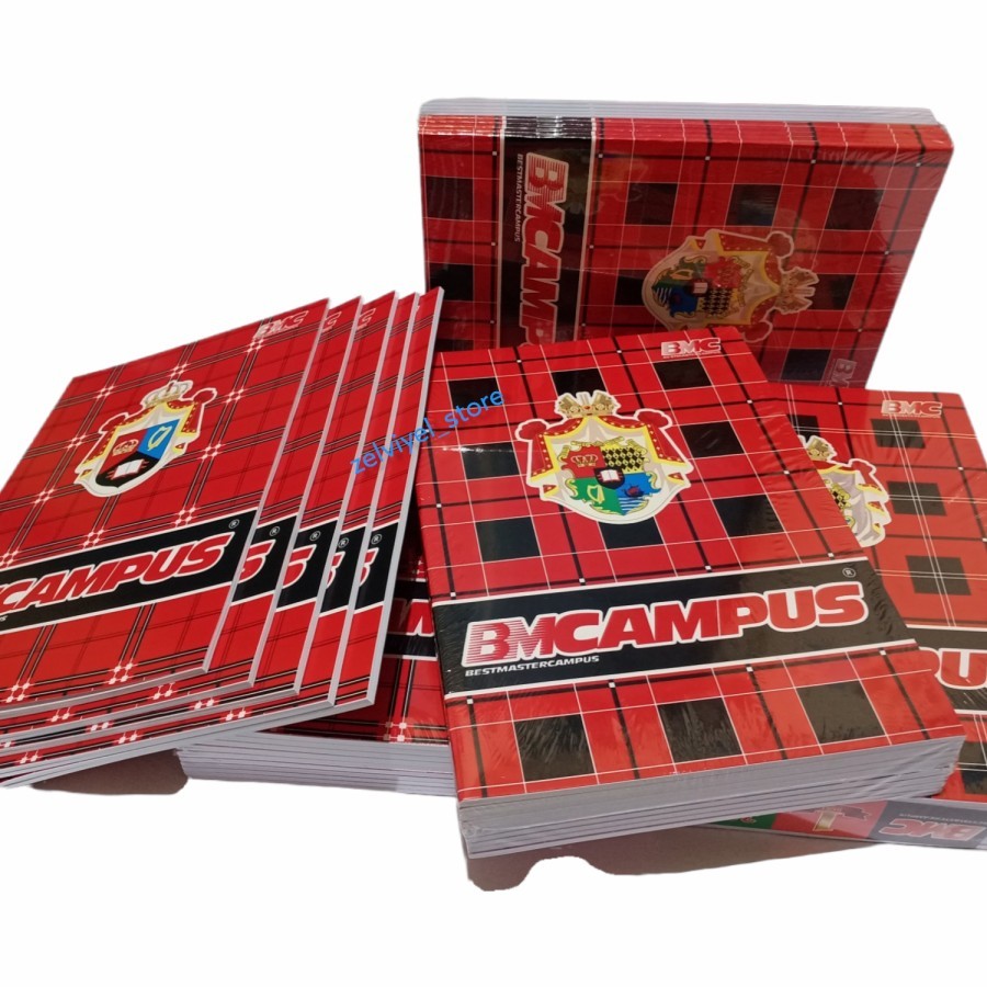 

Buku Campus 36 Isi 10 pcs / Buku Tulis BMC 36 Campus isi 5 pcs / Buku Tulis Sekolah Campus isi 36