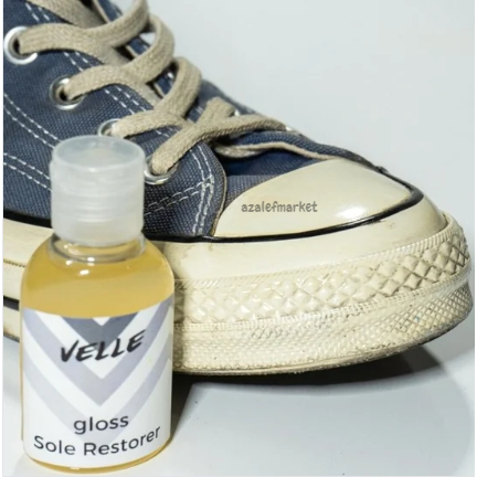 Velle Sole Restorer Gloss - cat kilap clear varnish finisher pelindung coating coat pengkilap midsol