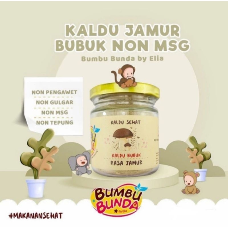 

Kaldu Jamur Bumbu Bunda Elia Mpasi Non MSG Sehat Homemade