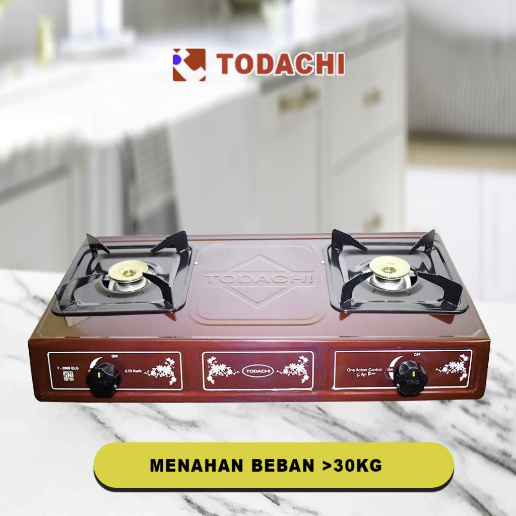 Kompor Gas Todachi 2 Tungku Type T-2000 ELG