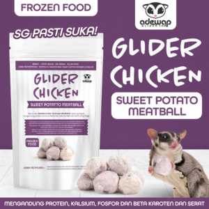 ADEWAP GLIDER Frozen Food Sweet Potato  Meatball Glider Chicken For Sugar Glider