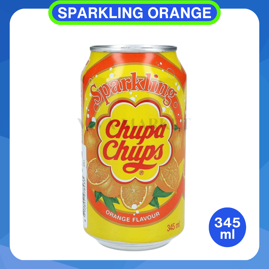 

Chupa Chups. Sparkling Orange 345ml. Soft Drink Original Korea
