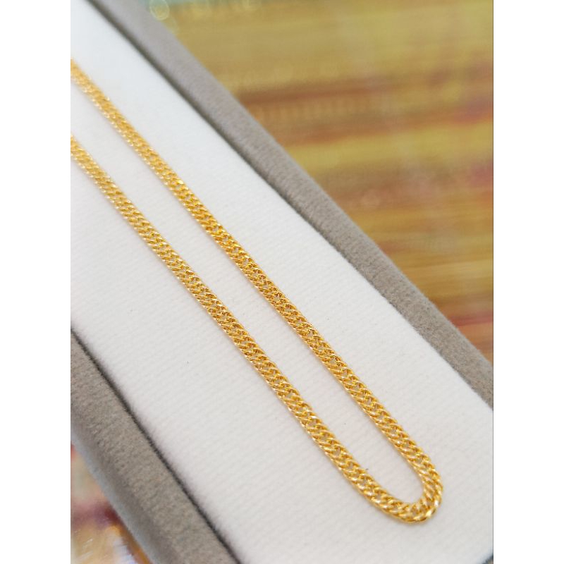 kalung holo clasic emas muda asli kadar 8k/375