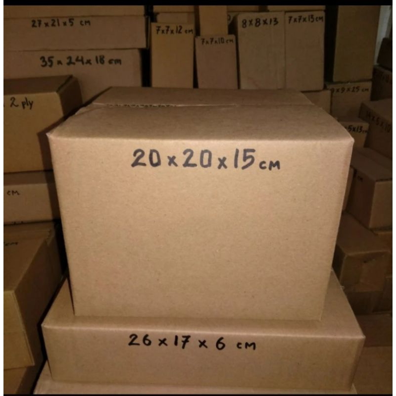 

kardus packing ukuran PxLxT 20x20x15cm
