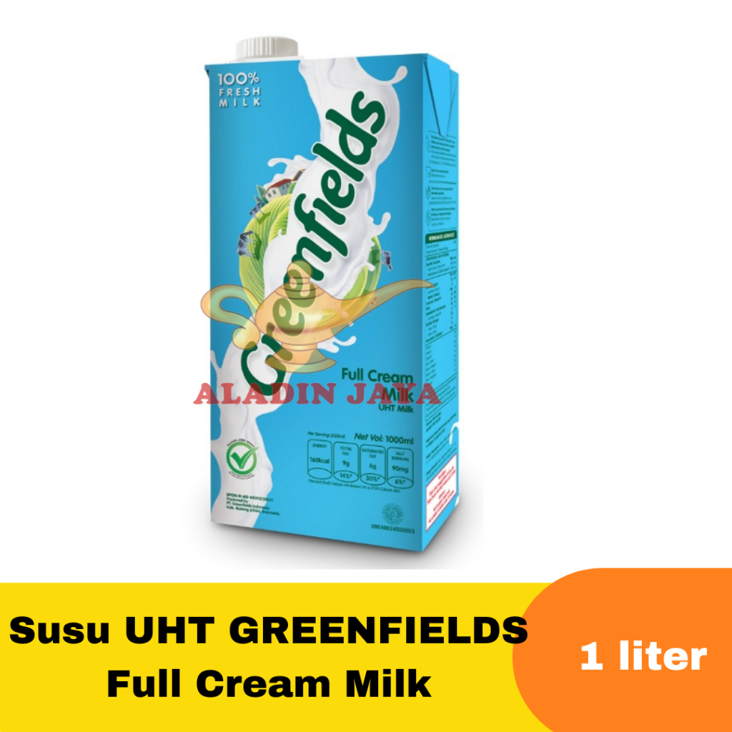 

Susu UHT GREENFIELDS Full Cream Milk 1 liter